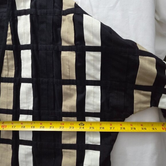 Yak Magik Quilted Patchwork Jacket | Artsy Geometric Kimono Duster | XL - Picture 8 of 12